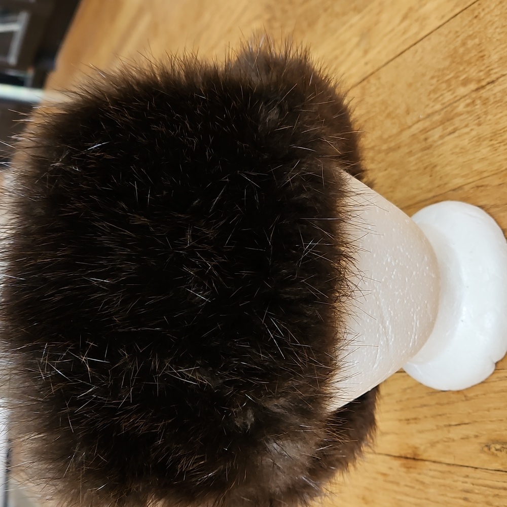 Vintage real fur russian style ushanka trapper hat - Picture 4 of 13